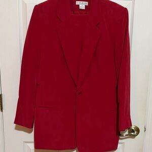 Chaus Bold Red Women's Pantsuit